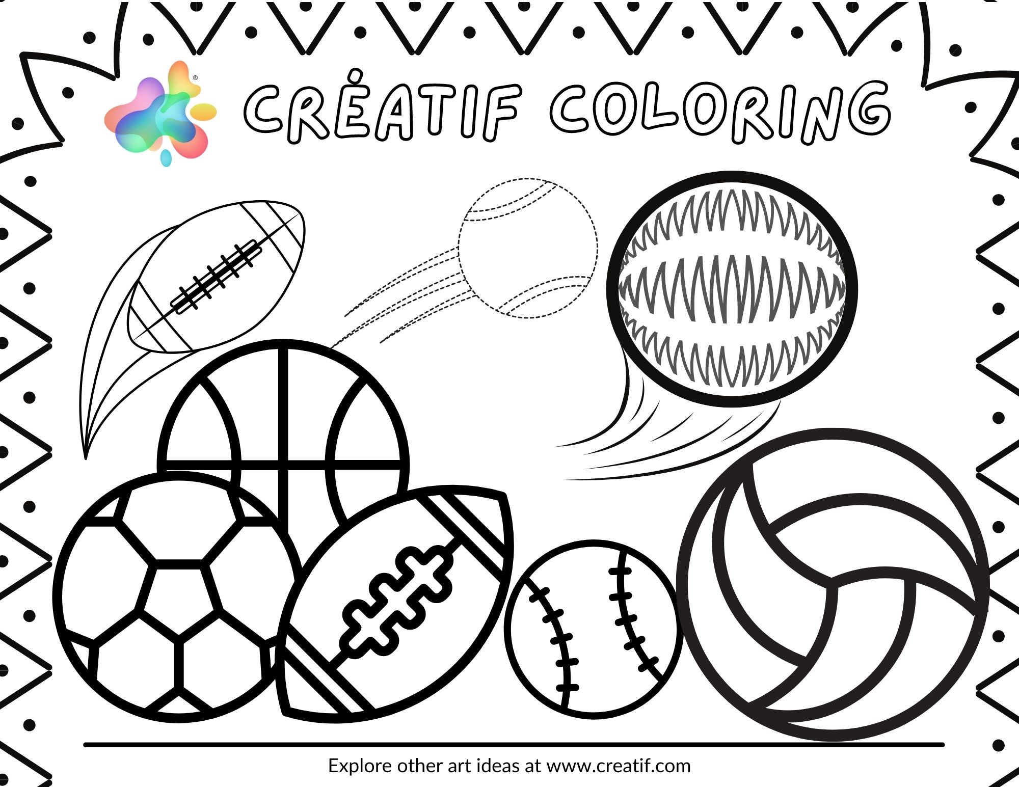FREE Printable Art Activities - Creatif