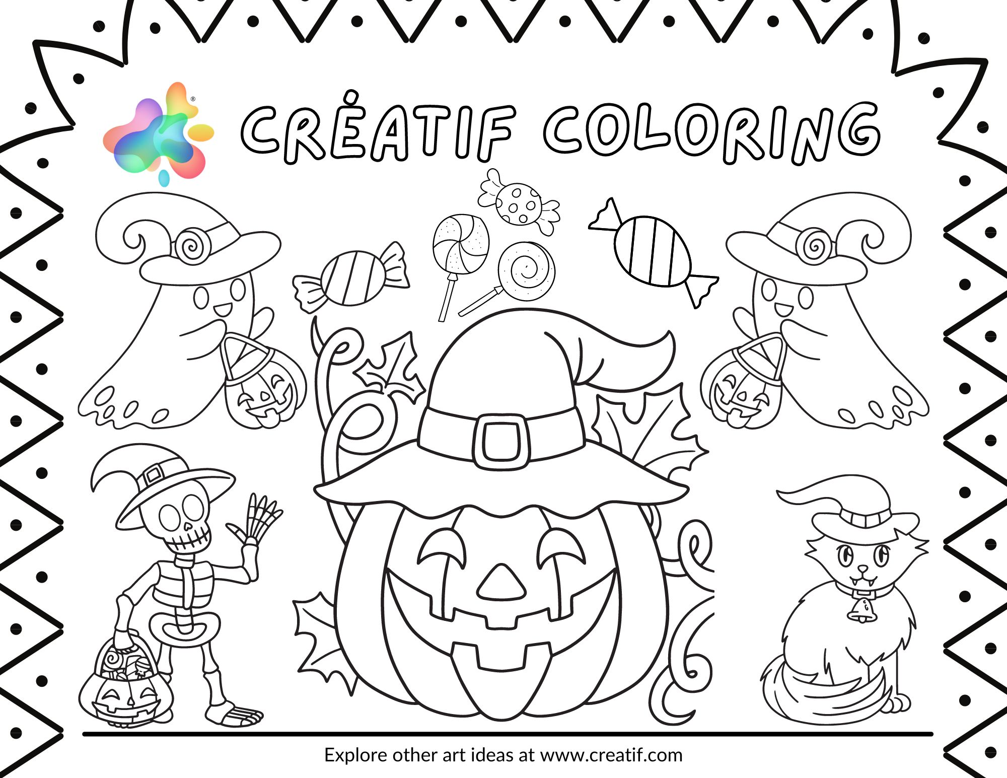 FREE Printable Art Activities - Creatif